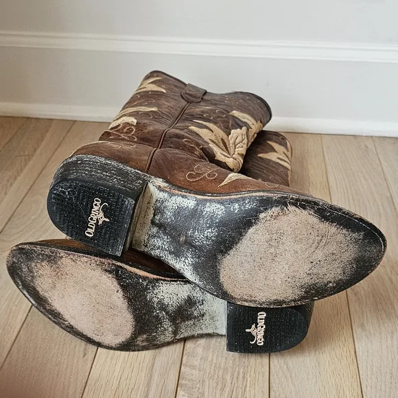 **Rare** Old Gringo Embroidered Brown Razz Boots Size 9m - Picture 13 of 16